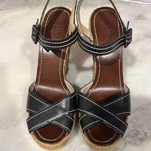 Christian louboutin wedge Espadrilles 39